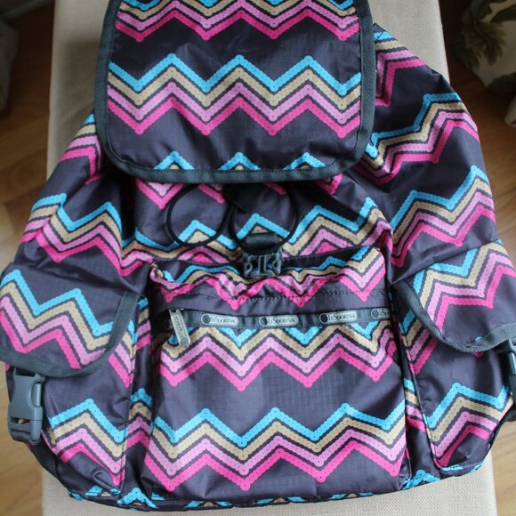 LeSportsac Chevron Drawstring Backpack main image 4